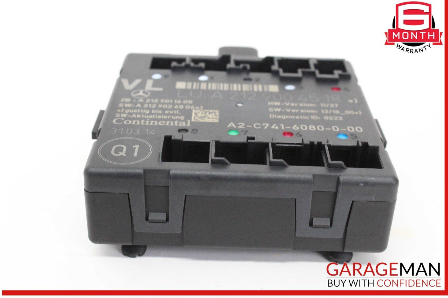 08-18 Mercedes W212 E350 Front Left Driver Side Door Control Module Unit OEM
