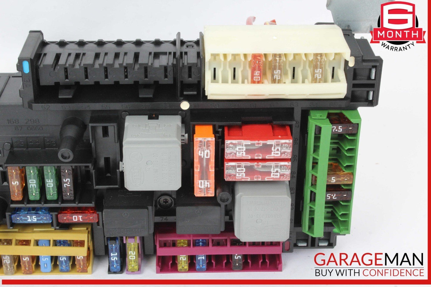10-18 Mercedes W212 E350 E400 Rear SAM Fuse Box Relay Control 2129009722 OEM