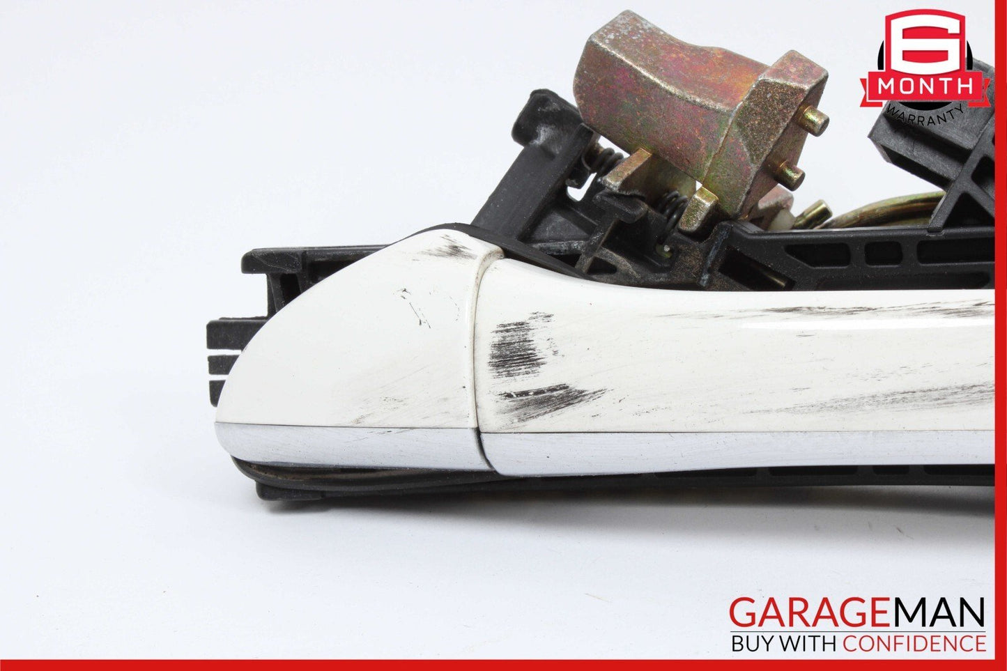 00-06 Mercedes W220 S430 S350 S55 AMG Rear Left Side Exterior Door Handle White