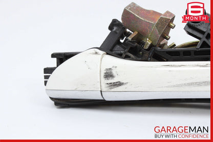 00-06 Mercedes W220 S430 S350 S55 AMG Rear Left Side Exterior Door Handle White
