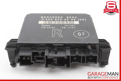01-07 Mercedes W203 C230 C320 C350 Rear Right Side Door Computer Control Module