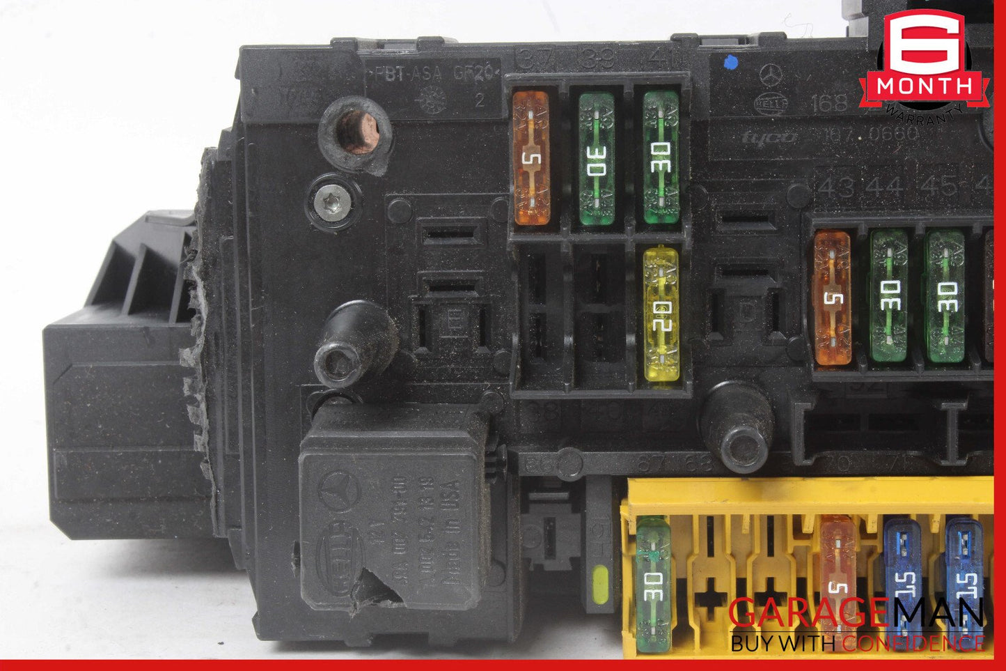 08-11 Mercedes W204 C180 C250 C63 AMG Rear SAM Module Relay Fuse Box Assembly