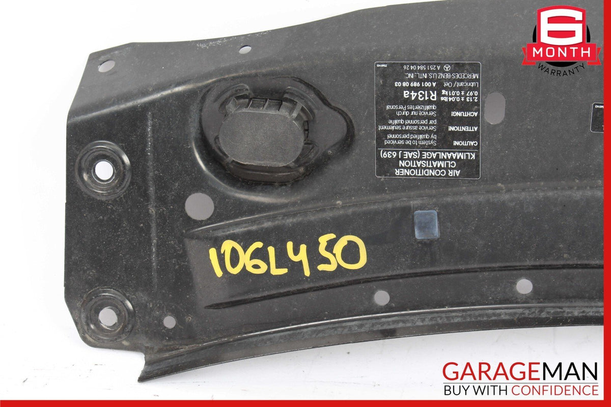 06-12 Mercedes X164 GL450 R350 Front Upper Radiator Core Tie Bar Support Frame