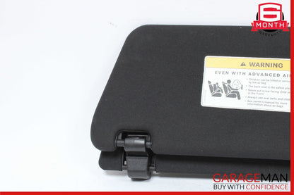 10-16 Mercedes W212 E350 E400 Right Passenger Side Sunvisor Sun Visor Black OEM