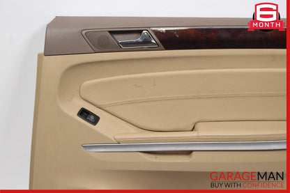 07-12 Mercedes X164 GL550 Rear Right Complete Interior Door Panel Brown OEM