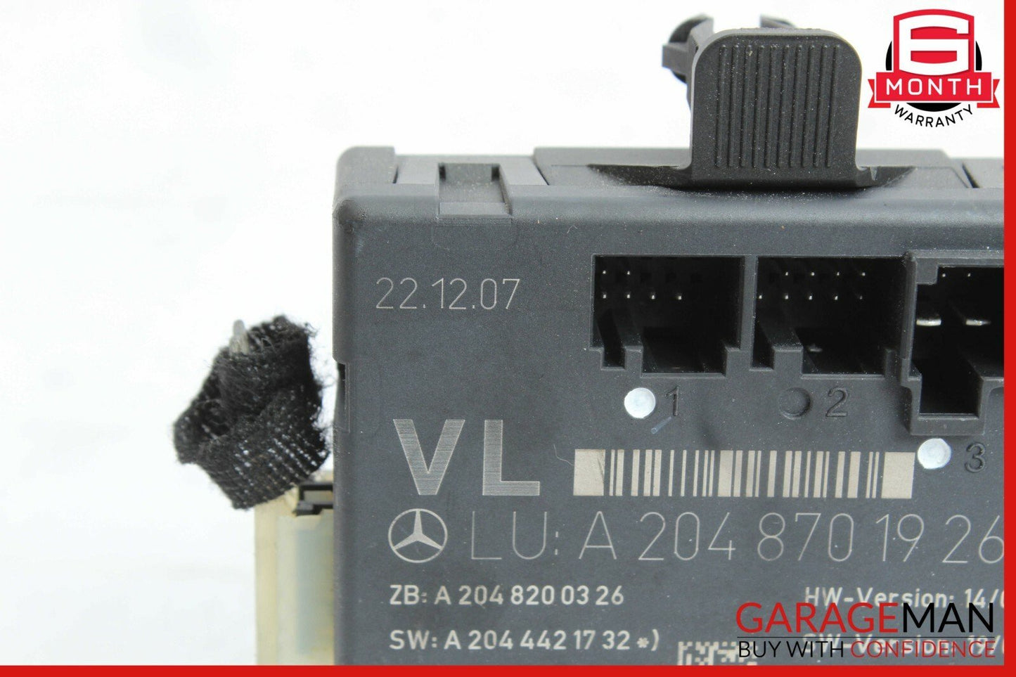 08-18 Mercedes W204 C300 C250 E400 Front Left Side Door Control Module OEM