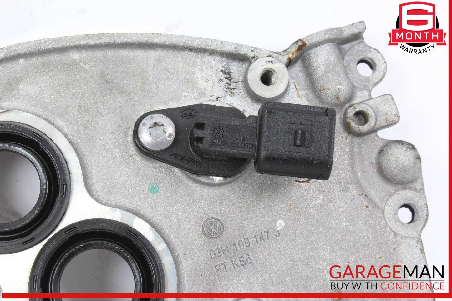 08-18 Porsche Cayenne 3.6L Engine Sealing Plate 03H109147J OEM