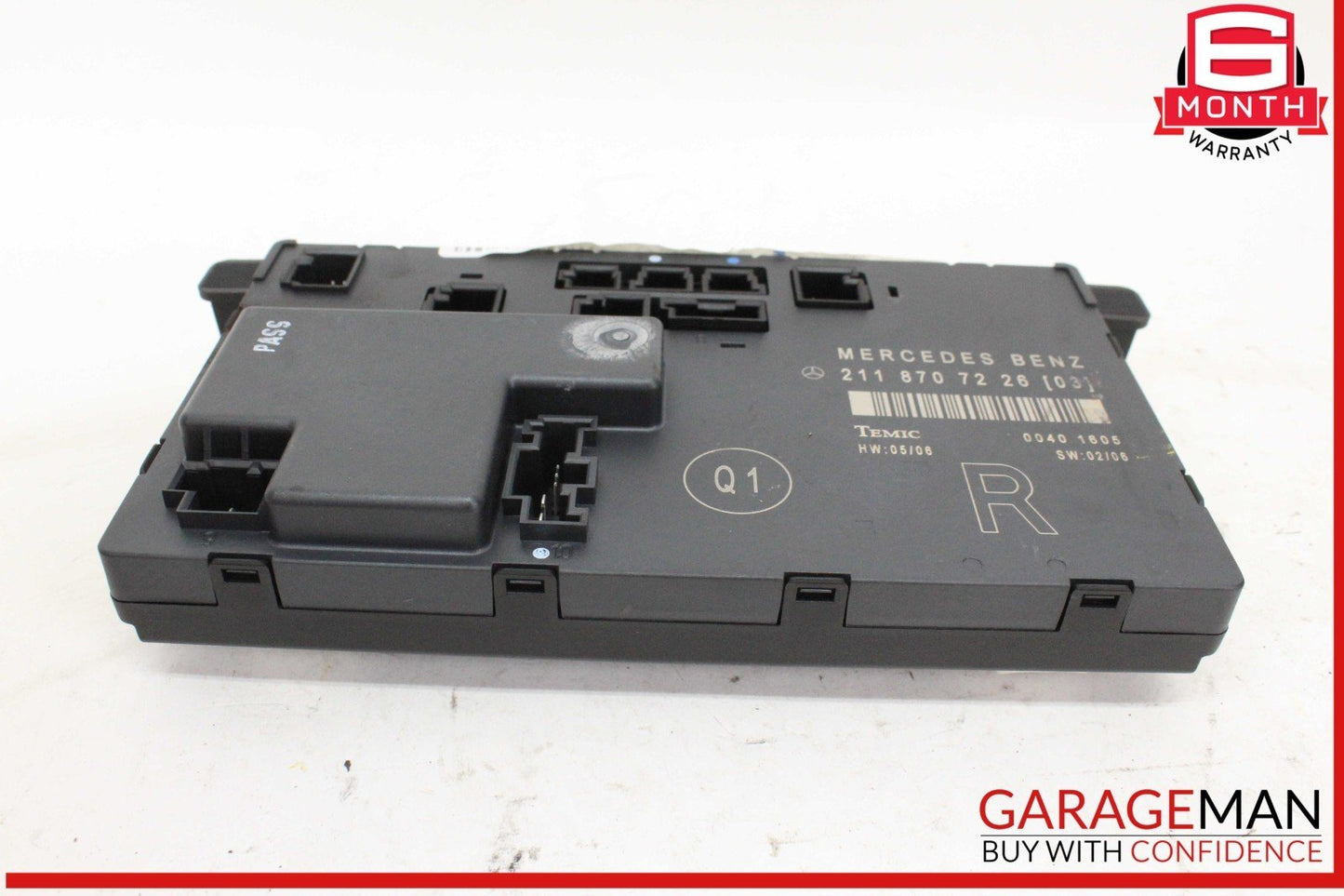 03-09 Mercedes W211 E320 CDI Front Right Passenger Side Door Control Module OEM