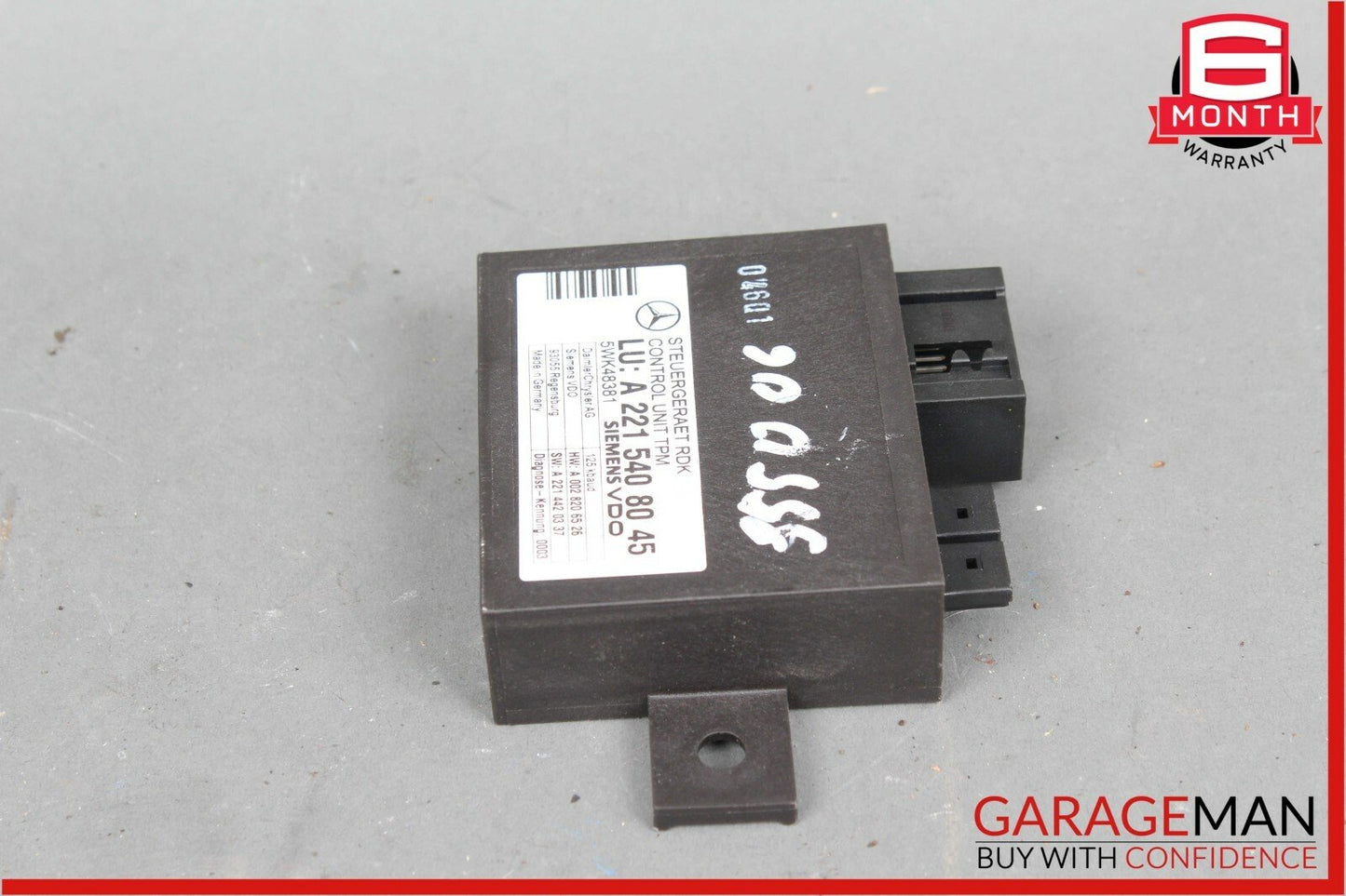 07-13 Mercedes W221 S550 S63 AMG Tire Pressure Monitor Module OEM