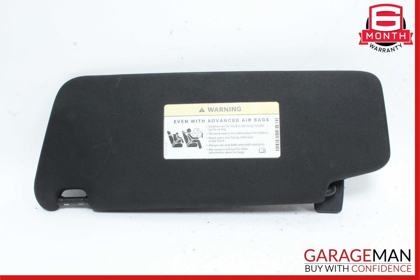 08-14 Mercedes W204 C300 C250 C280 Front Right Side Sunvisor Sun Visor Black