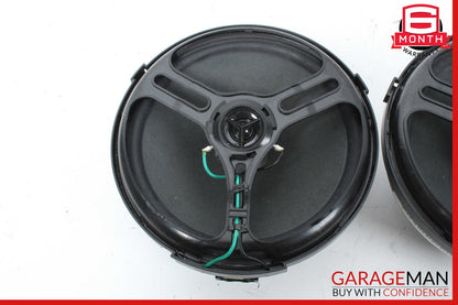 08-15 Mercedes W204 C300 Rear Right & Left Door Sound Speakers Set of 2 OEM