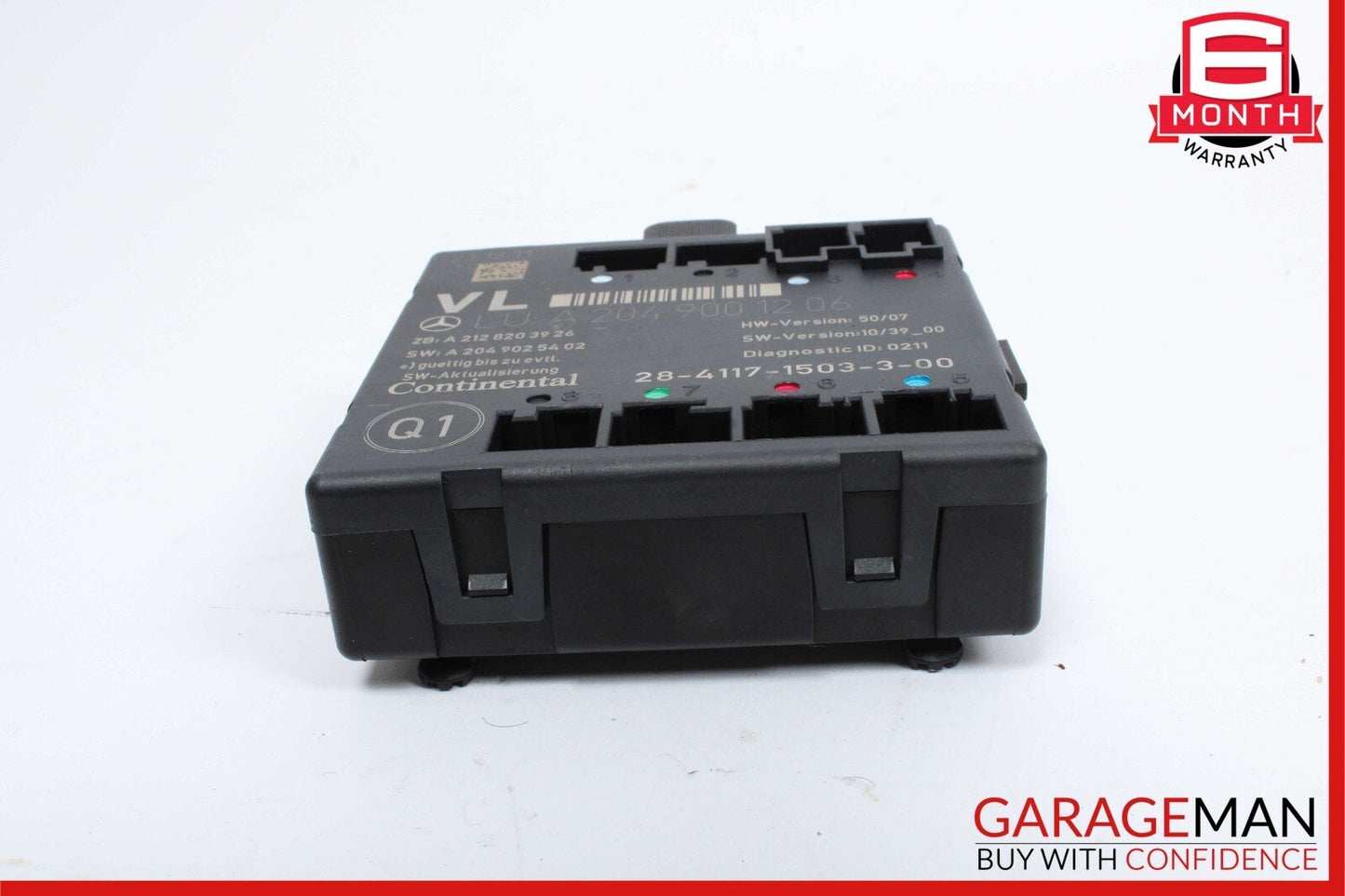 12-15 Mercedes W204 C250 C350 Front Left Driver Side Door Control Module Unit