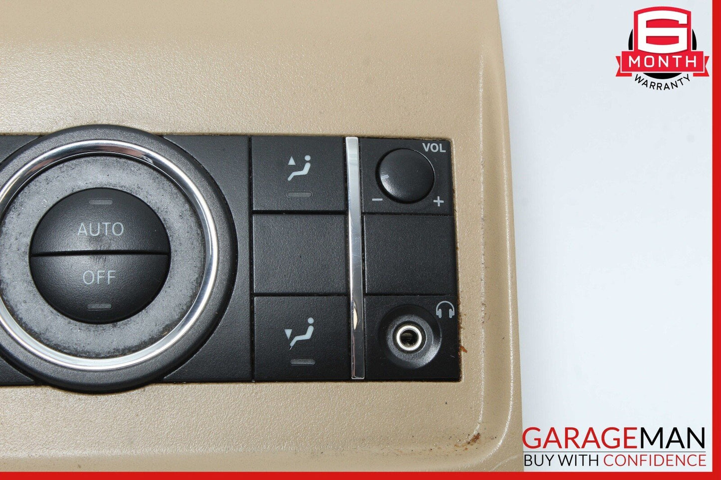 06-09 Mercedes W251 R350 4MATIC Rear Console A/C Heater Switch Control Trim OEM