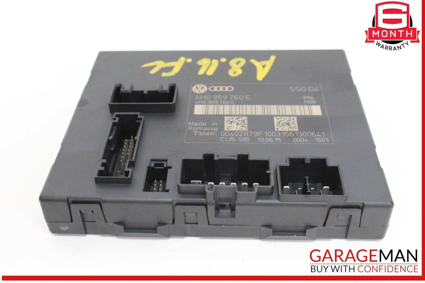 11-18 Audi A8 S8 Front Left or Right Side Seat Control Module 4H0959760E OEM