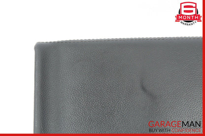 03-06 Mercedes R230 SL500 Rear Center Console Lid Cover Panel Leather Black