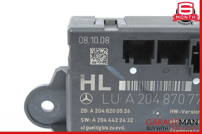 08-11 Mercedes W204 C300 C63 AMG Rear Left Side Door Control Module Unit OEM