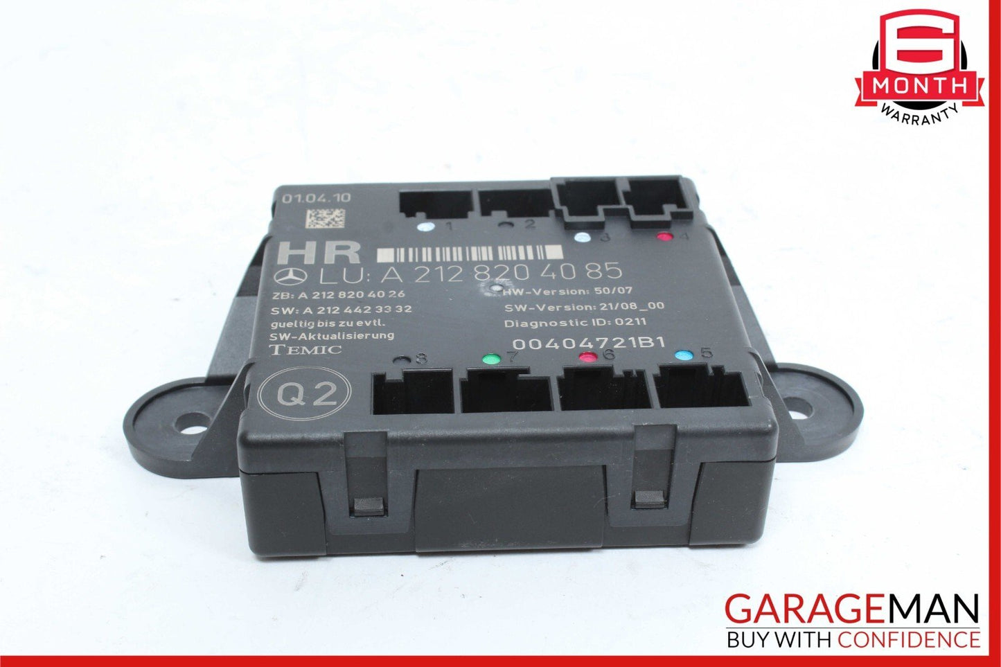 08-18 Mercedes X204 GLK350 E350 CLS550 Rear Right Side Door Control Module OEM