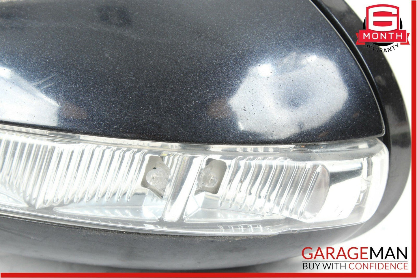 07-09 Mercedes W221 S550 Front Left Side Mirror Door Rear View Black