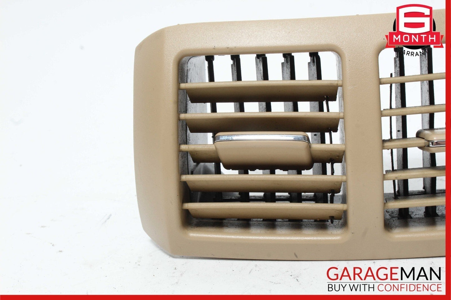 06-09 Mercedes W251 R350 R500 Rear Center Console AC A/C Air Vent Grille Brown