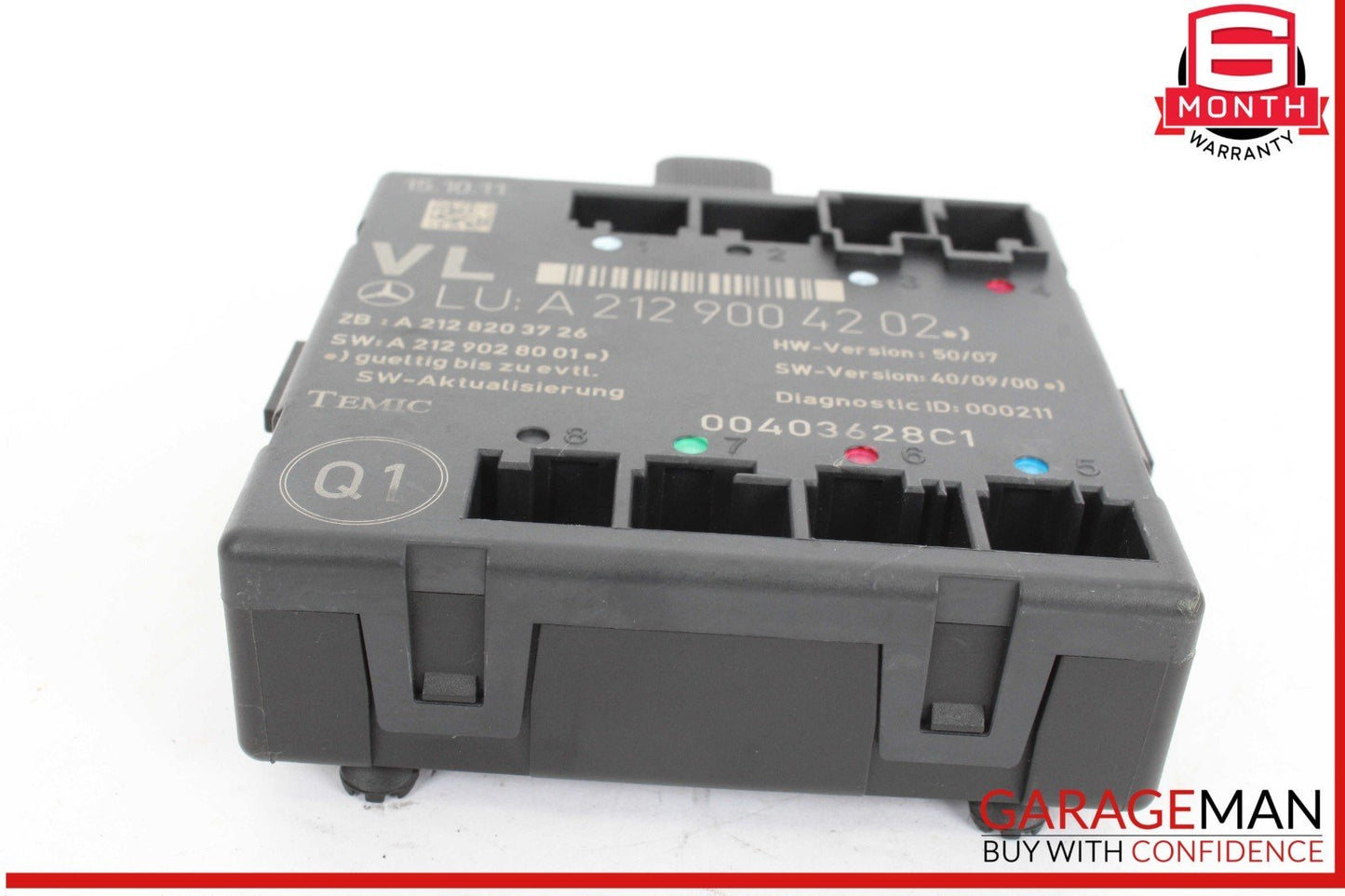 08-18 Mercedes W212 E550 E350 Front Left Side Door Control Module Unit OEM
