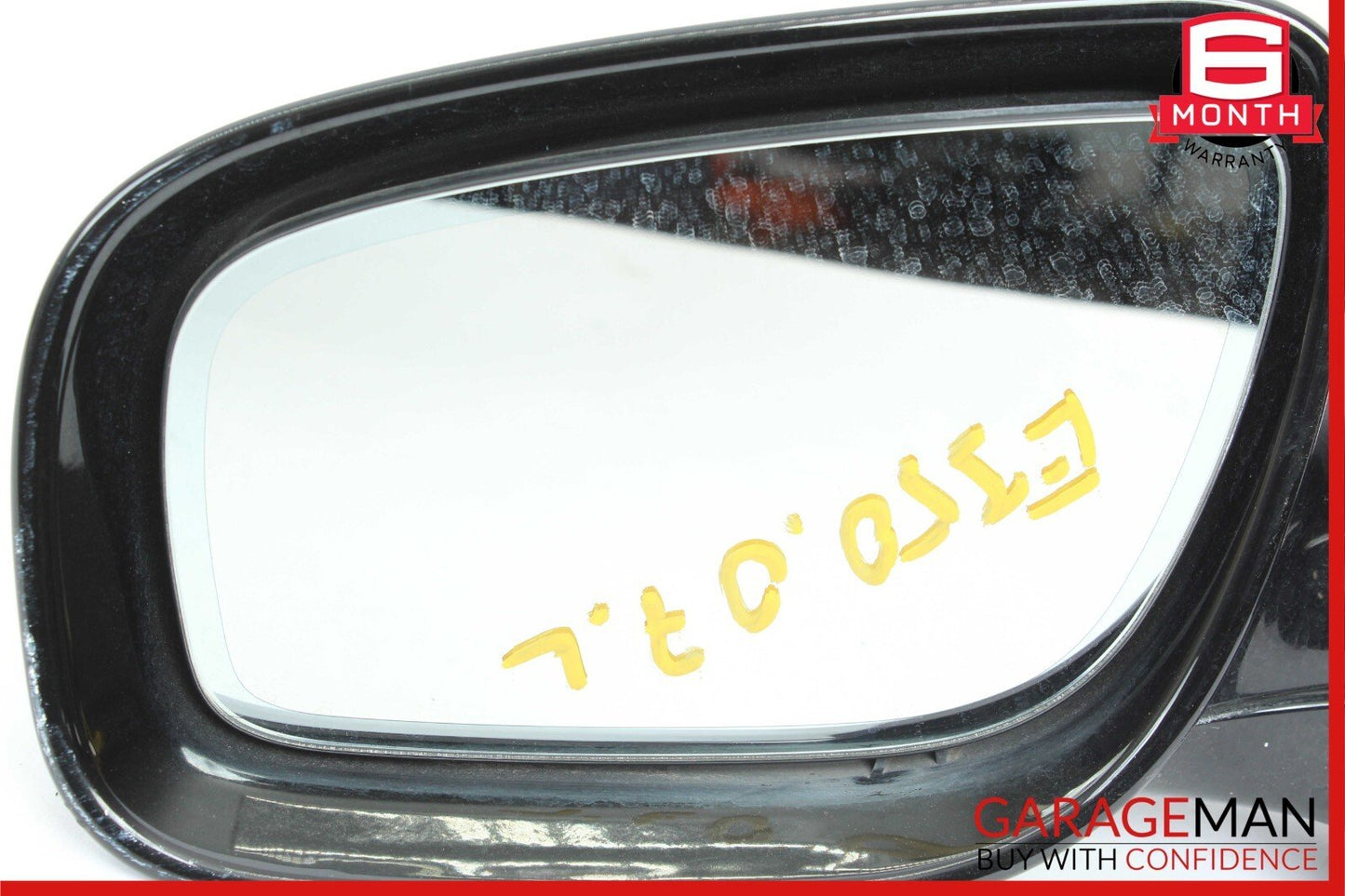 07-09 Mercedes W211 E350 E320 Front Left Side Door Mirror Rear View  Black OEM