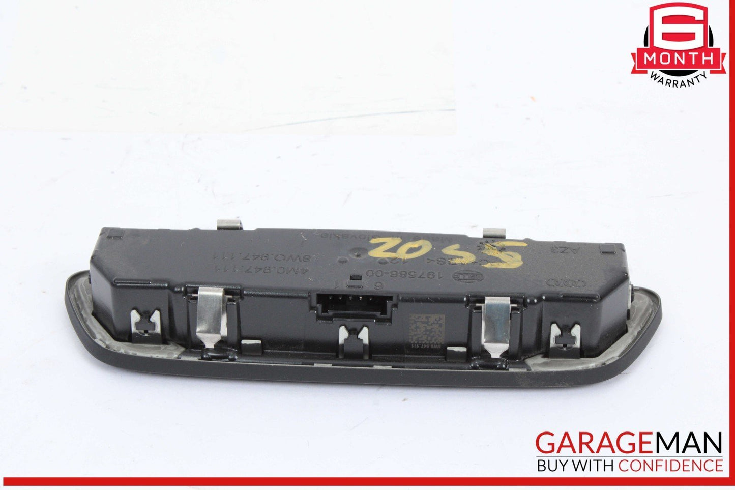 17-24 Audi S5 RS5 A4 Rear Overhead Interior Dome Light Lamp Black 4M0947111 OEM