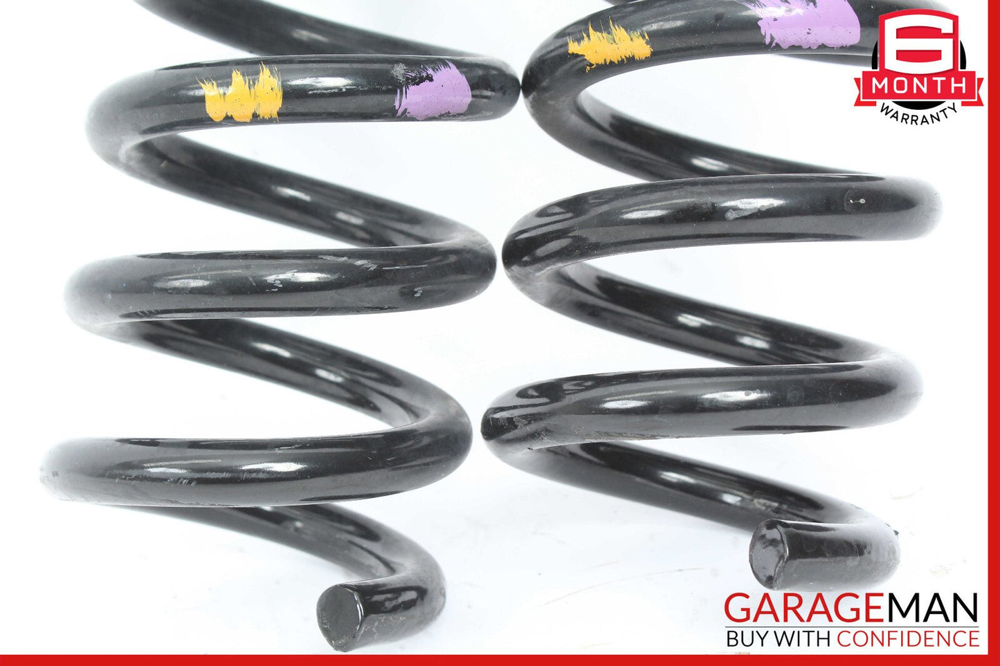 08-14 Mercedes W204 C300 C350 Rear Shock Strut Coil Spring Set of 2 OEM
