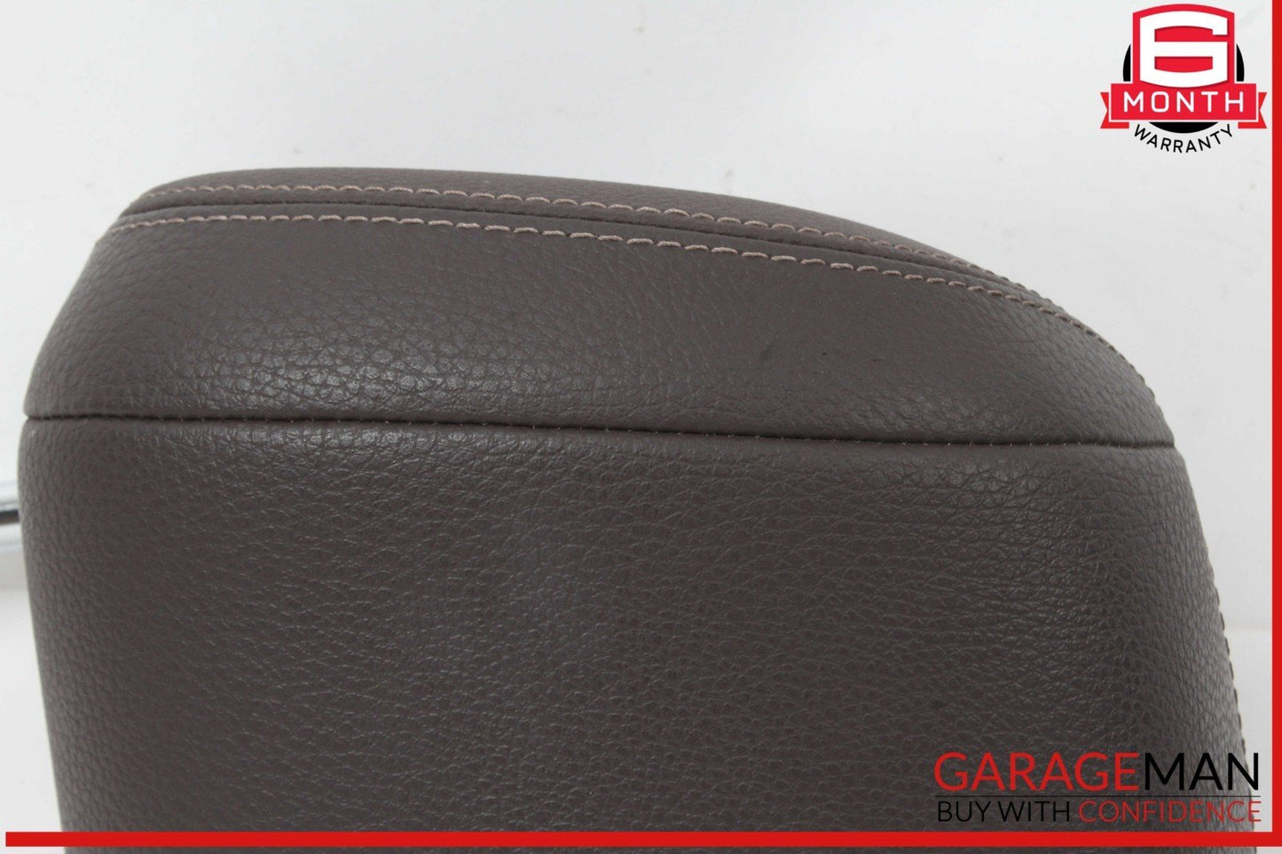 14-18 BMW X5 F15 Front Left or Right Seat Headrest Head Rest Leather Brown OEM