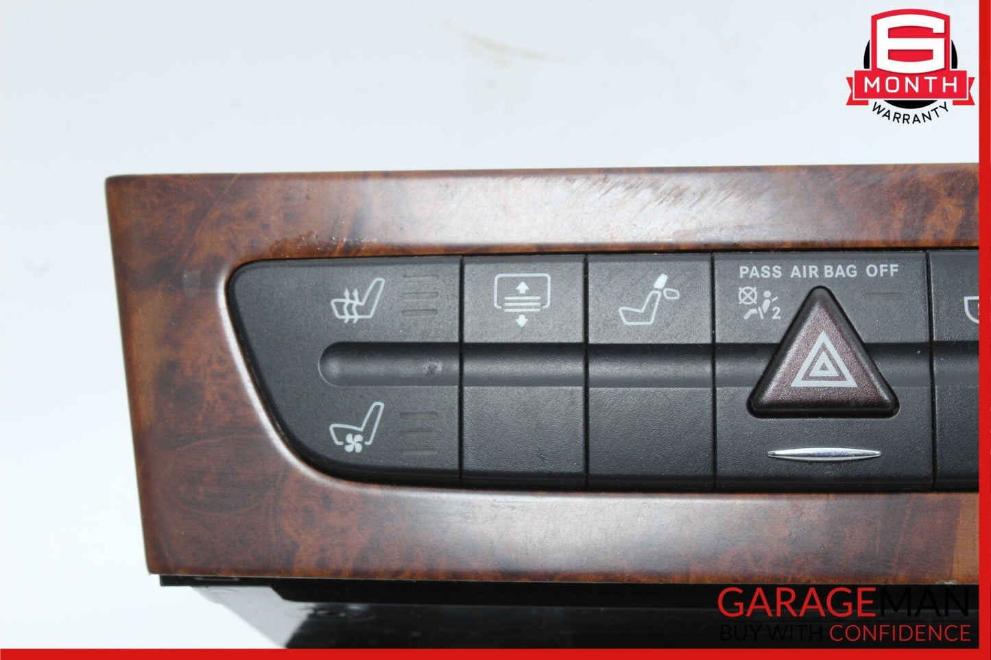 03-09 Mercedes W219 CLS500 Hazard Light Door Lock Control Switch Module Trim OEM