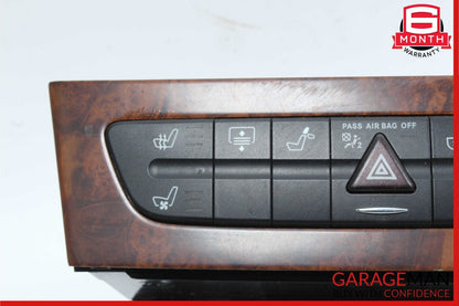 03-09 Mercedes W219 CLS500 Hazard Light Door Lock Control Switch Module Trim OEM