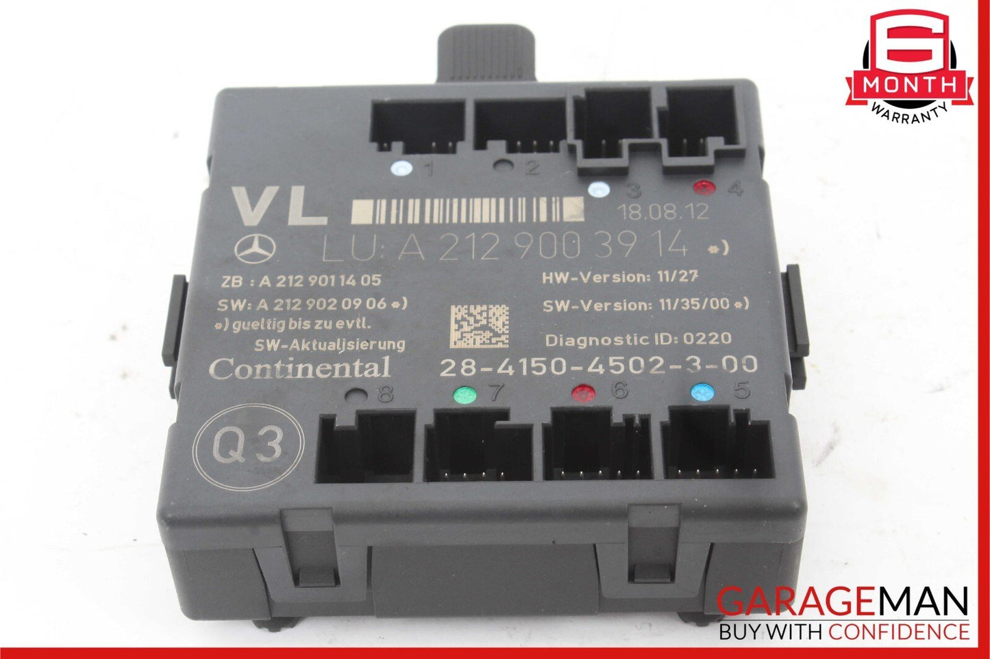 08-14 Mercedes W204 C250 C350 Front Left Side Door Control Module Unit OEM