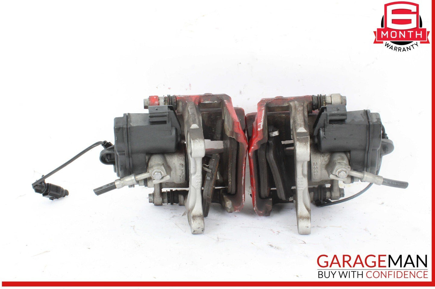 17-24 Audi Q7 Rear Left & Rear Right Brake Caliper Calipers Set of 2 OEM