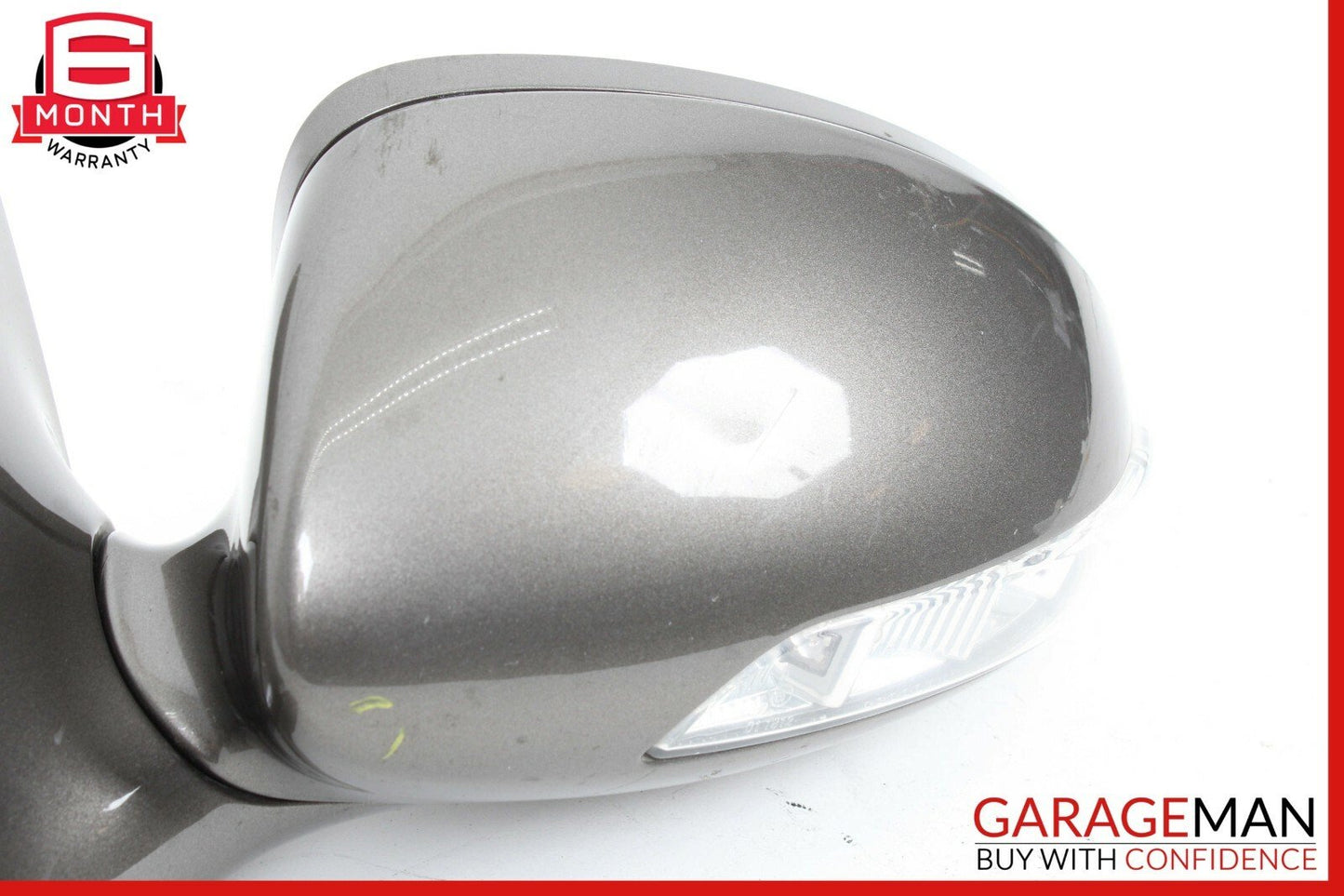 06-08 Mercedes W219 CLS500 Front Left Driver Side Mirror Door Rear View Gray OEM