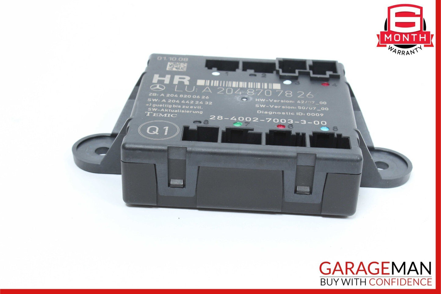 08-18 Mercedes W204 C300 Rear Right Side Door Control Module OEM