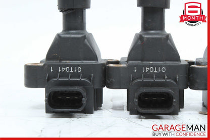 97-04  Mercedes R170 SLK230 Engine Ignition Coil Spark Plug Set of 4 Pc Assembly