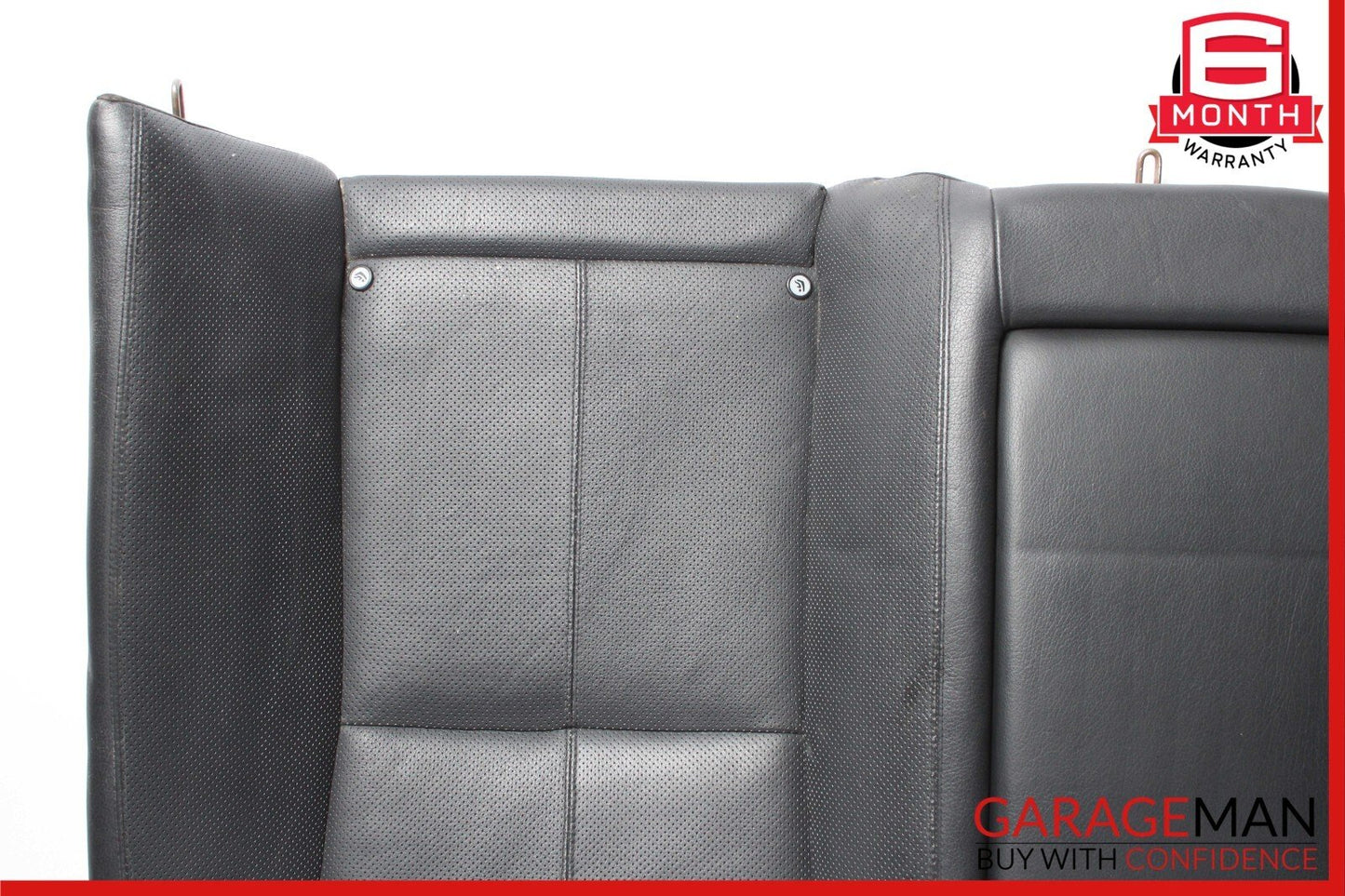 07-09 Mercedes W221 S450 S550 Rear Top Upper Seat Cushion Cover Black OEM