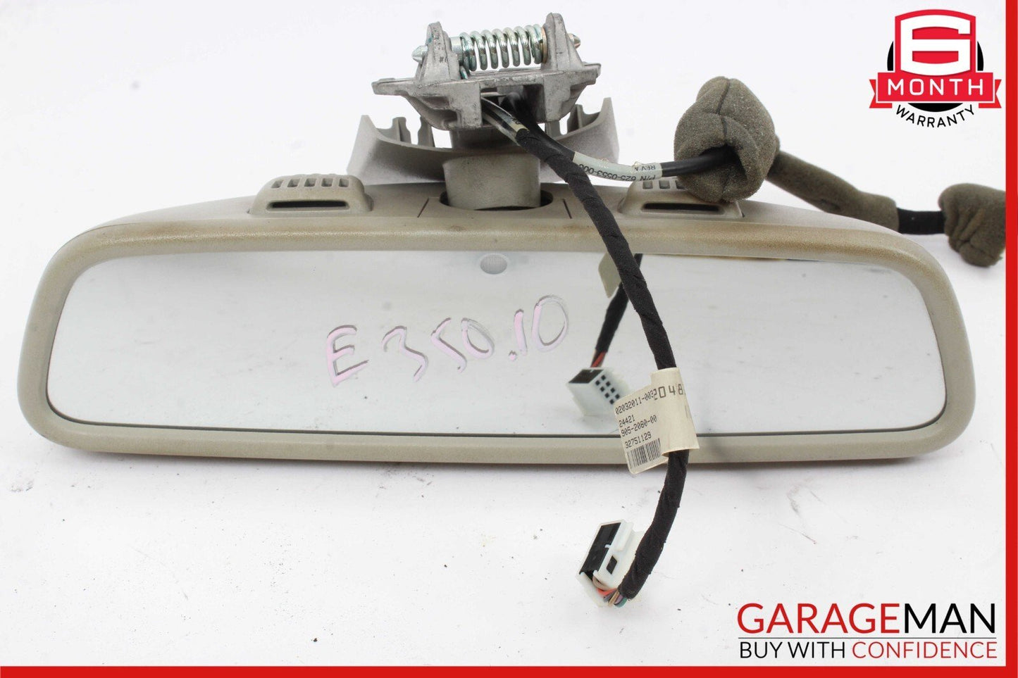 10-16 Mercedes W212 E350 E400 C250 Interior Rear View Mirror Gray 2048104217 OEM