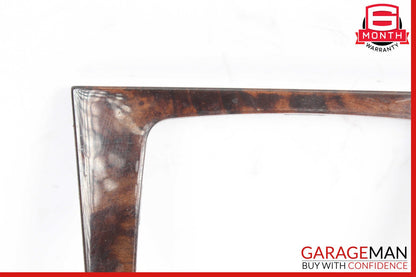 08-15 Mercedes W204 C250 C300 C350 Center Console Shift Shifter Bezel Trim Wood