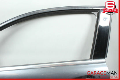 12-14 Mercedes W204 C250 C350 Coupe Front Left Exterior Door Shell Frame Gray