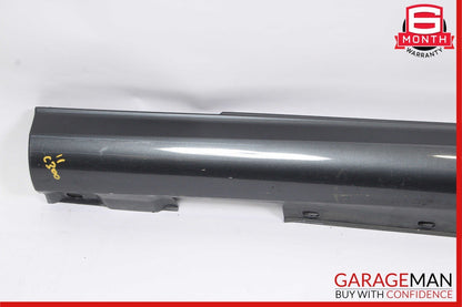 08-14 Mercedes W204 C300 Left Rocker Panel Side Skirt Molding Cover Gray