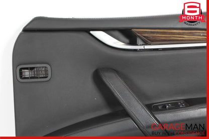 14-22 Maserati Ghibli M157 Front Right Side Interior Door Panel Cover Assembly