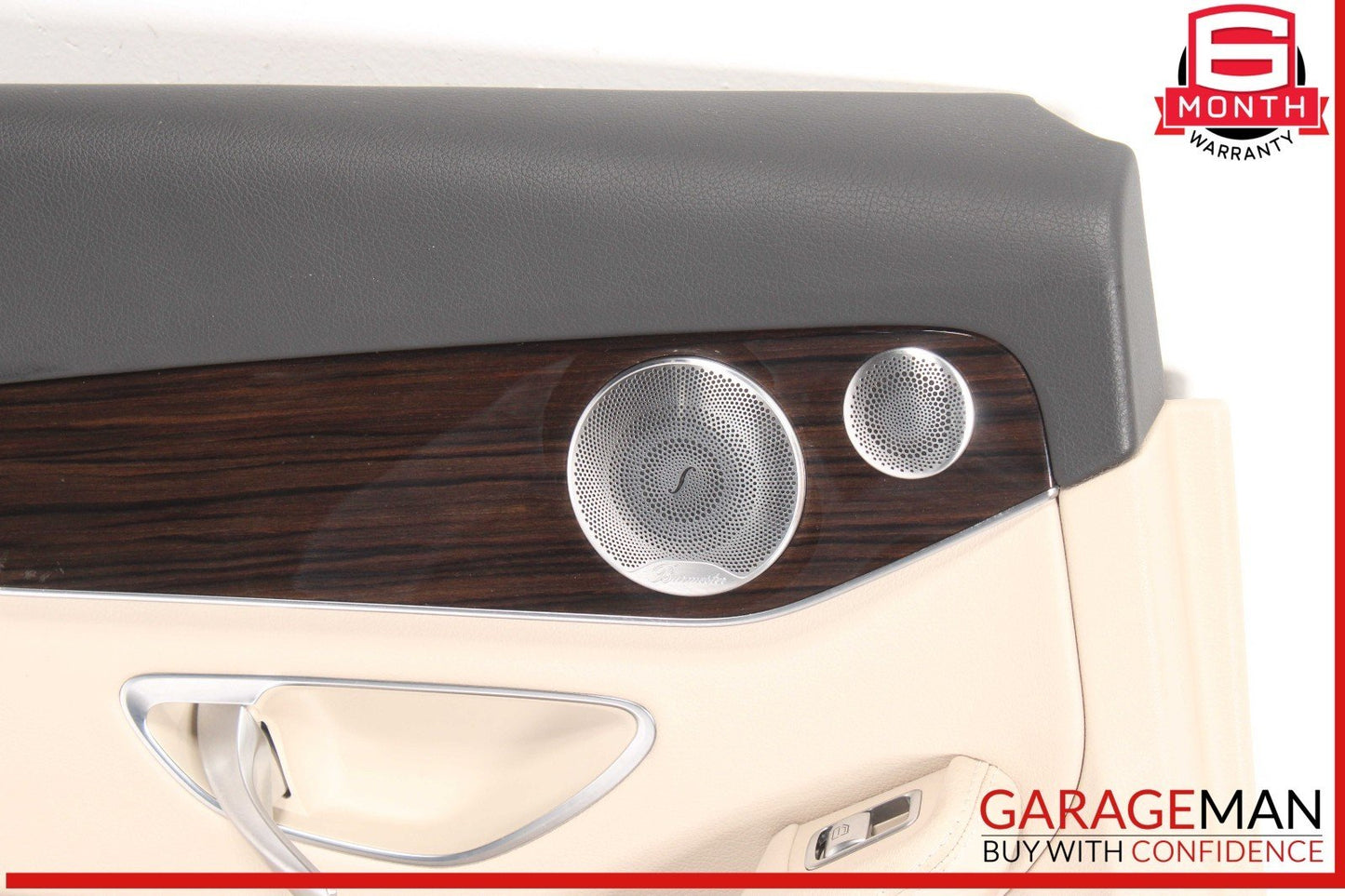 15-21 Mercedes W205 C300 C43 Rear Left Driver Side Interior Door Panel Cover OEM