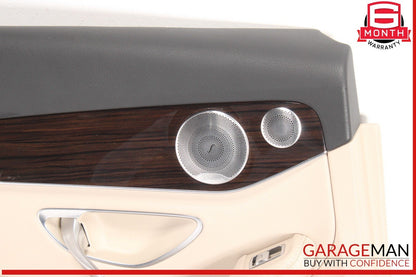 15-21 Mercedes W205 C300 C43 Rear Left Driver Side Interior Door Panel Cover OEM