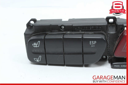 01-04 Mercedes W203 C230 CLK320 Dashboard Dash Hazard Light Control Switch Panel