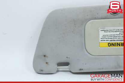 02-05 Mercedes W163 ML500 ML350 Left Driver Sunvisor Shade Cover Gray OEM