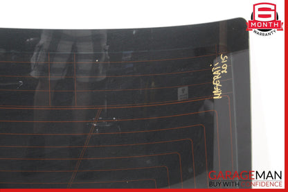 14-20 Maserati Ghibli M157 Rear Windshield Wind Shield Back Glass OEM