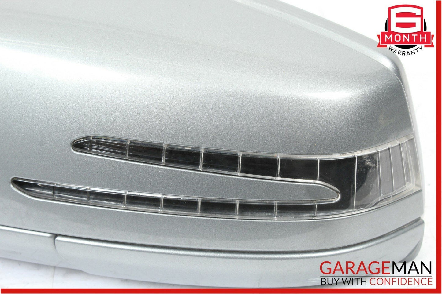 10-13 Mercedes W221 S550 S65 AMG Front Left Side Mirror Door Rear View Silver