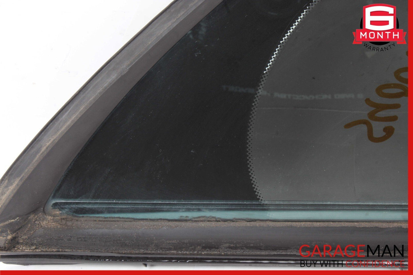 07-13 Mercedes W221 S400 S65 Quarter Window Glass Rear Right Passenger Side OEM