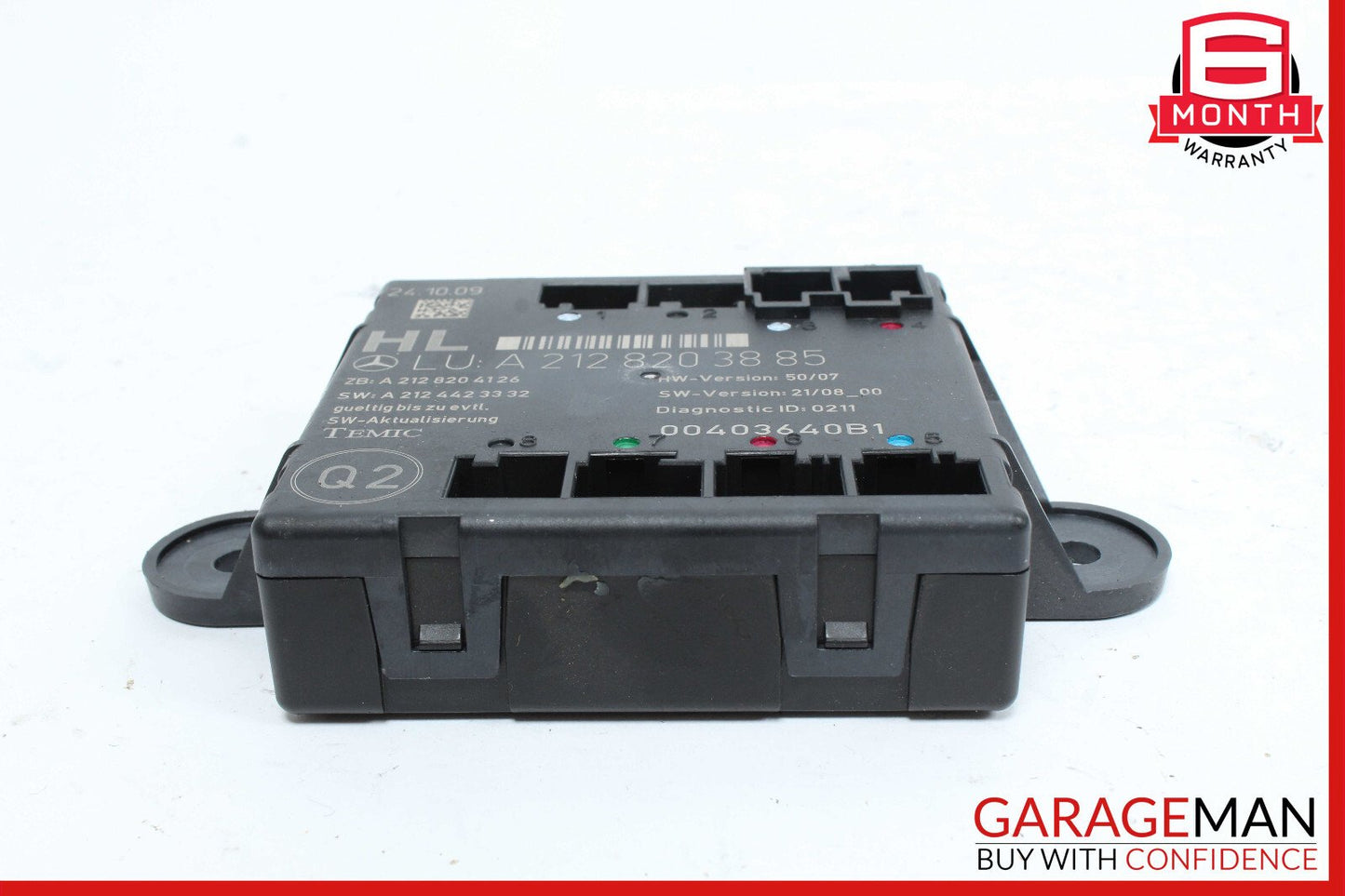 08-15 Mercedes X204 GLK350 C350 Rear Left Side Door Control Module OEM