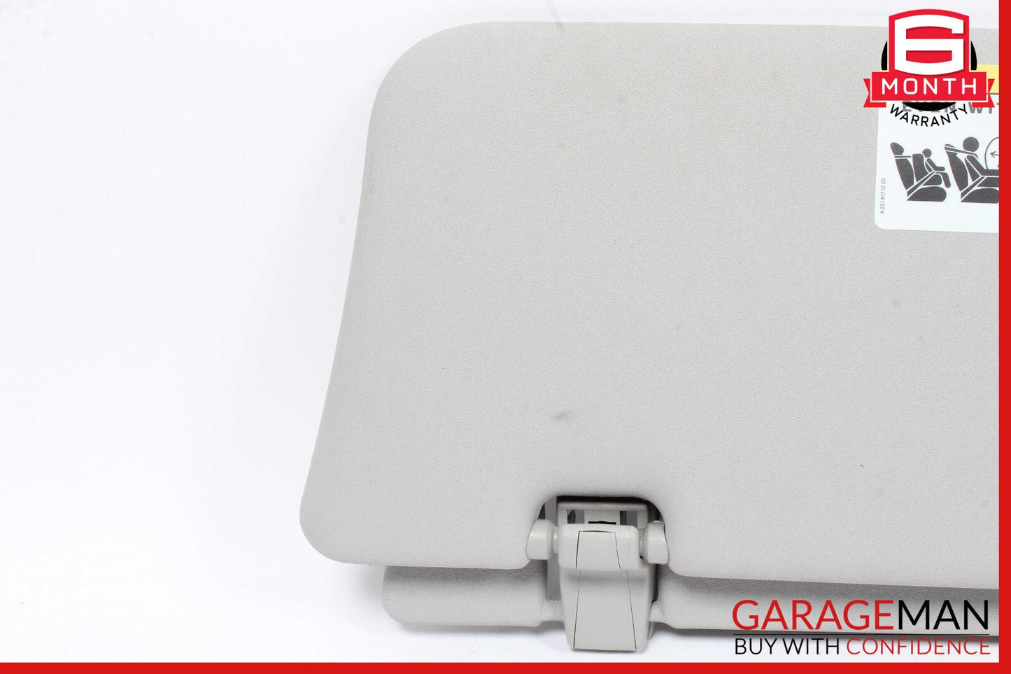 06-12 Mercedes GL450 ML550 Front Right Sun Visor Sunvisor Shade Assembly Grey